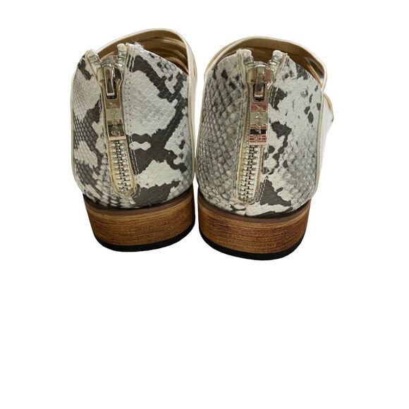 A Rider Girl Alana Snake Loafers Size 10 Vegan Fringe Pointed Toe Western Modern - Picture 6 of 8